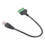 Cable Adaptador Ethernet RJ45 Macho CAT5E y CAT6 a Terminales de Tornillo - Image 2