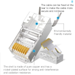 Conector de Red Blindado RJ45 8 pines, CAT7 - Image 2