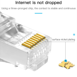 Conector de Red Blindado RJ45 8 pines, CAT7 - Image 3
