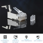 Conector de Red Blindado RJ45 8 pines, CAT7 - Image 4