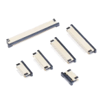 Conector para Cable Plano FPC FFC de 6 Pines y Paso de 1MM