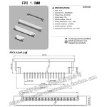 Conector para Cable Plano FPC FFC de 6 Pines y Paso de 1MM - Image 2