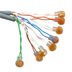 Conector UY K1 para Empalme de 2 Cables Telefónicos, Color Naranja - Image 2