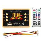 Módulo de Decodificación MP3, con Entrada para Tarjeta SD, USB, FM, AUX y Bluetooth 5.0, FR4-1.0MM