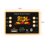 Módulo de Decodificación MP3, con Entrada para Tarjeta SD, USB, FM, AUX y Bluetooth 5.0, FR4-1.0MM - Image 5