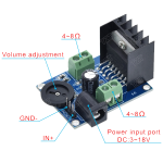 Módulo Amplificador de Audio Estéreo 5W-15W, TDA7266 - Image 3