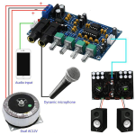 Placa Amplificadora Digital de Micrófono, 12VAC, XH-M173 - Image 4