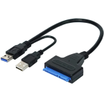 Cable Adaptador Sata a USB 2.0 de 1.5Gbps, para HDD y SSD de 2.5”