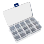 Organizador Transparente con 15 Compartimentos, R657