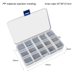 Organizador Transparente con 15 Compartimentos, R657 - Image 2