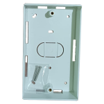 Caja Universal Tipo Chalupa para Instalaciones Eléctricas de 14.20X8.6X3.2CM, Color Blanco