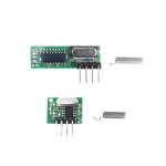 Kit de Radiofrecuencia Emisor y Receptor + Antenas, 433MHz