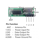 Kit de Radiofrecuencia Emisor y Receptor + Antenas, 433MHz - Image 2