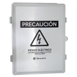 Caja Plástica para Seguridad en Exteriores de 45X30X12CM, SW-P800F