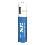 Batería Recargable AAA 1.5V 1500 mWh, USB Tipo C