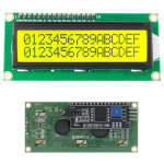 Pantalla LCD 16X2 Color Verde + Adaptador I2C