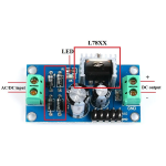 Fuente Step Down AC/DC, Entrada 15-24V, Salida 12VDC, 1.2A, L7812 - Image 4