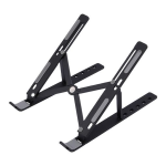 Base Portátil Plegable para Laptop de 10" a 14", Color Negro