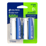 Par de Baterías Recargables Tamaño D, 1.2V 4A - Image 2