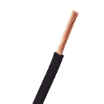Cable Eléctrico Color Negro 12 AWG, por Metro