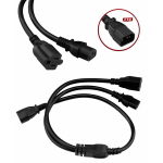 Cable de Poder en Y, 1 Macho a 2 Hembras, EX-PRO14YF-IECF