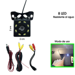 Cámara para Retroceso con 8 LED - Image 2