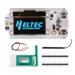 Placa de Desarrollo Esp32 LoRa SX1278 433-510Mhz, con Pantalla Oled, USB Tipo C, Sin Cable + Case