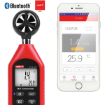 Mini Anemómetro Digital, Medidor de Velocidad y Temperatura del Viento con Bluetooth, UNI-T UT363BT - Image 2