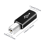 Adaptador USB Tipo C Hembra a USB Tipo B Macho - Image 4