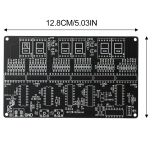 Kit de Reloj Digital de 6 Bits para Armar 4.5VDC-5.5VDC - Image 3