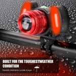Linterna Recargable para Bicicleta con 3 Luces - Image 3