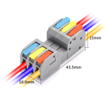Conector de Bloque para Cable Eléctrico de 3 Vías