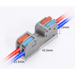 Conector de Bloque para Cable Eléctrico de 2 Vías
