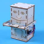 Robot Tragador de Monedas para Armar Experimentos de Ciencia (No incluye pilas) - Image 2