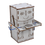 Robot Tragador de Monedas para Armar Experimentos de Ciencia (No incluye pilas)