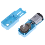 Motorreductor 6V, 120 RPM con Engranajes de Metal - Image 3
