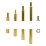 Set de 400 Separadores Hexagonales de Latón y Cobre + Tuercas + Tornillos, M2 - Image 3