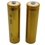 Par de Baterías Recargables de Litio 4.2V, 1200 mAh, 18650
