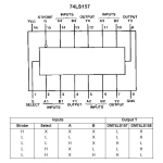 Multiplexor Cuádruple de 2 Entradas, 74LS157 TTL - Image 2