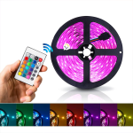 Tira de Luces Led RGB 5050 de 5 mts, Impermeable, con Control Remoto de 24 Teclas - Image 3