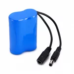 Pack de 2 Baterías Recargables de Li-ion 18650, 7.4V 5A