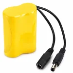 Pack de 2 Baterías Recargables de Li-ion 18650, 7.4V 2.5A