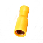 Terminal Eléctrica Bullet, Color Amarillo para Cable 10-12AWG