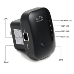 Repetidor WiFi de 300 Mbps, Color Negro - Image 3