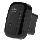 Repetidor WiFi de 300 Mbps, Color Negro