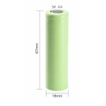 Batería Recargable de Litio 3.7V, 500 mAh, 14500 - Image 2