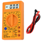 Multímetro Digital sin Buzzer, Color Naranja, DT-830B (No Incluye Pila)