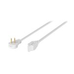 Extensión Eléctrica Volteck 10 metros, Clavija Plana, Blanca - Image 3