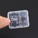 Estuche de Plástico Transparente para Almacenamiento de Tarjetas MicroSD, SD y SDHC - Image 3