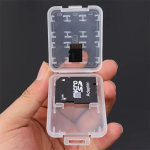 Estuche de Plástico Transparente para Almacenamiento de Tarjetas MicroSD, SD y SDHC - Image 2